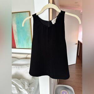 Wilfred Black Textured Women's A Line Tank Top LNWOT